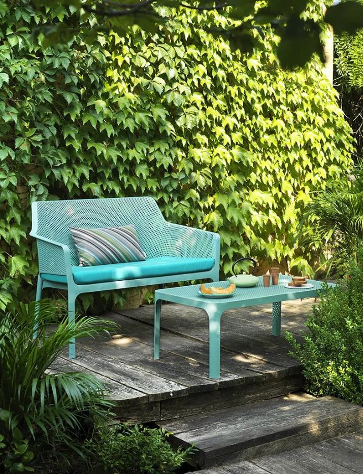 Nardi Bank NET  salice - mint - UV-beständiges fiberglass-Polypropylen