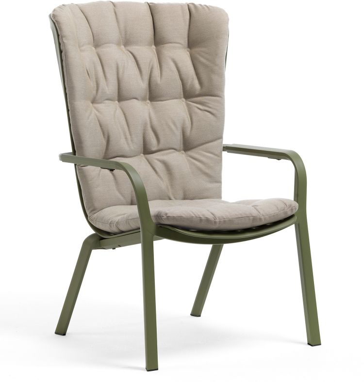 Nardi Auflage Folio Comfort lino beige  lino beige - Bezug: Stoff , wasserabweisend, Maße B/H/T: ca. 128 x 7 x 82 cm