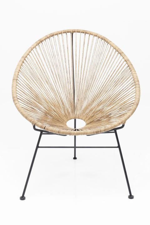 KARE Sessel Spaghetti Natur Natur 77,00cm