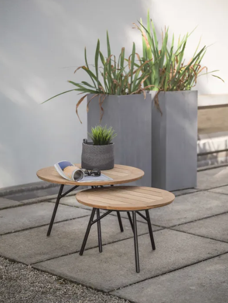 Stern Beistelltisch Frida Teak 65 cm