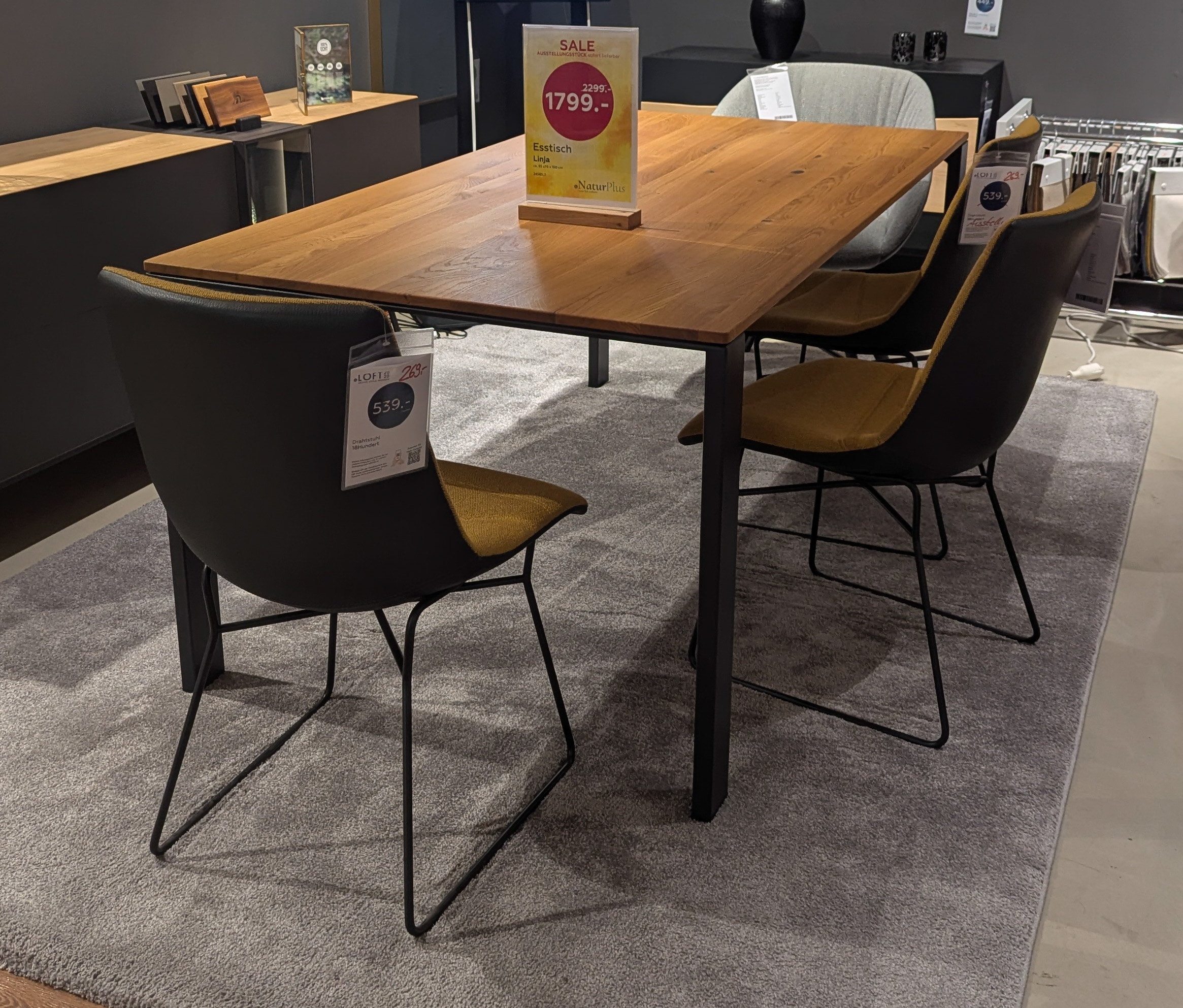 Wimmer Esstisch LINJA L20 - AUSSTELLUNGSSTÜCK