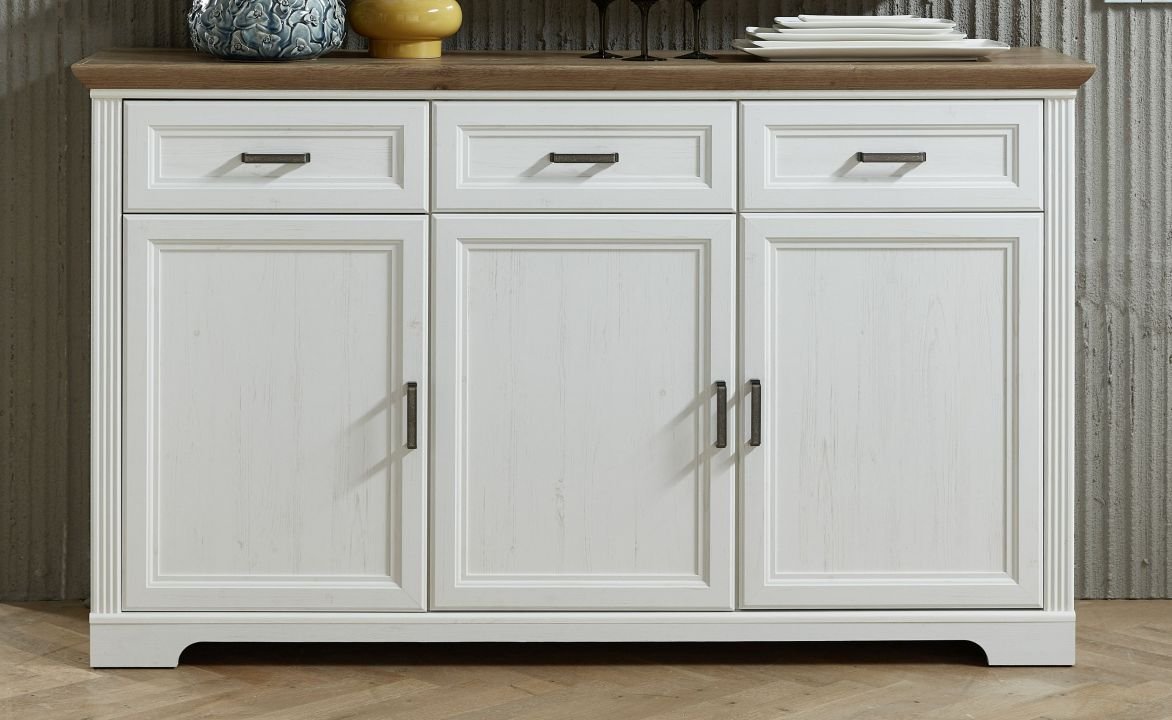 Innostyle Sideboard Jasmin weiß 166 x 102 cm