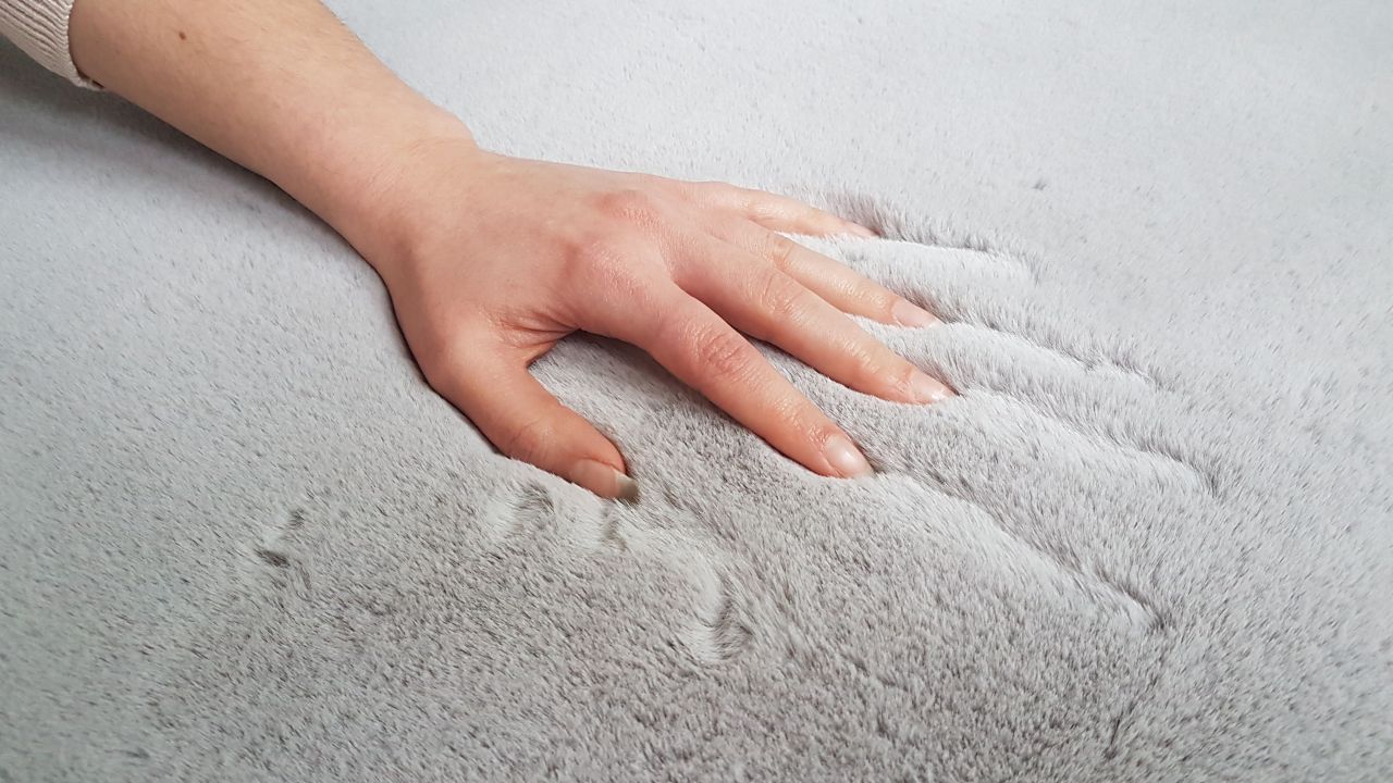 Schöner Wohnen Kollektion Badteppich Bali silber 60 x 90 cm