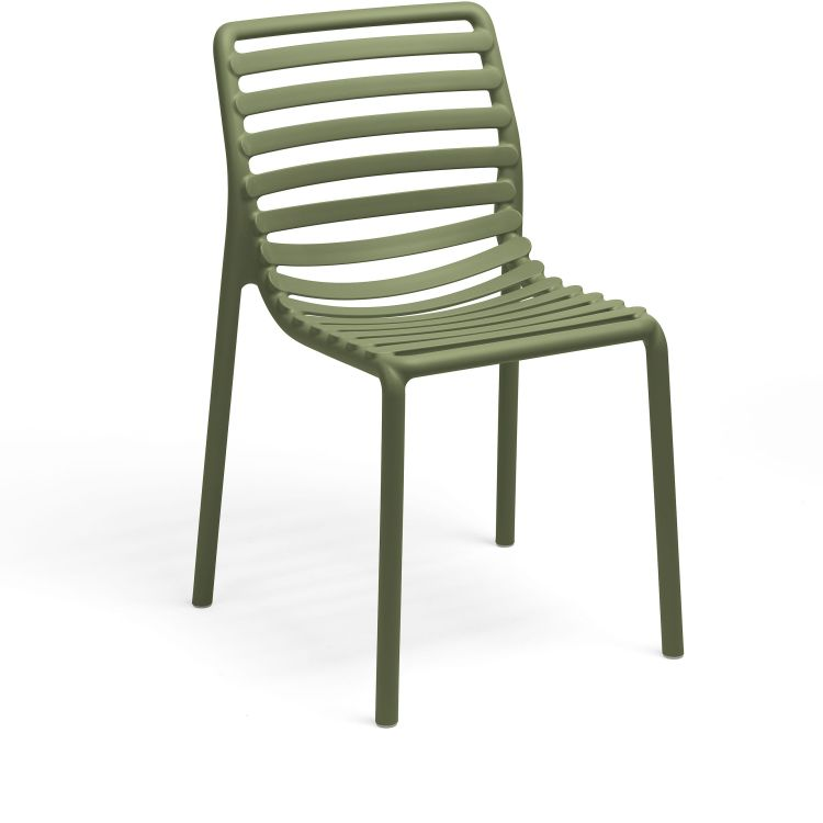 Nardi Stuhl DOGA BISTROT  agave - grün - Recyclebarer Kunststoff. - stapelbar