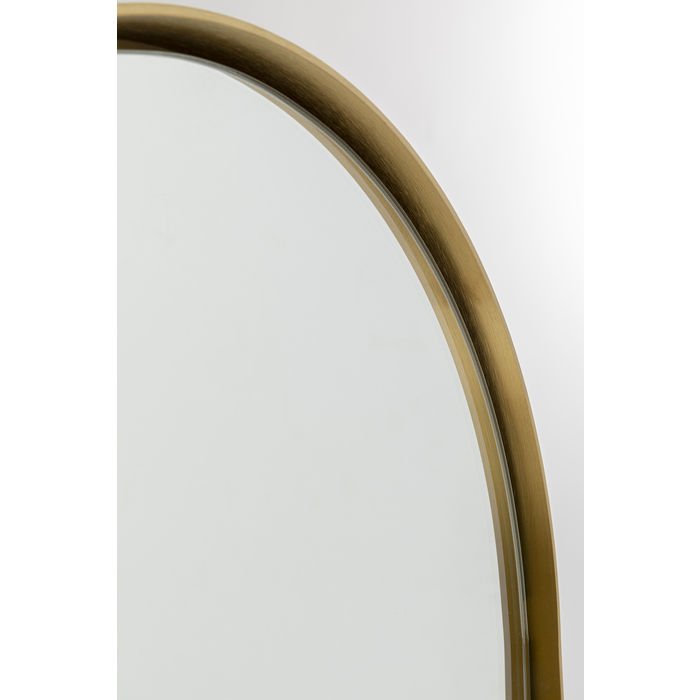 KARE Standspiegel Curve messing 170 x 40 cm