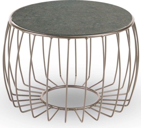 Stern Beistelltisch rund Oxo grau 57 x 37 cm