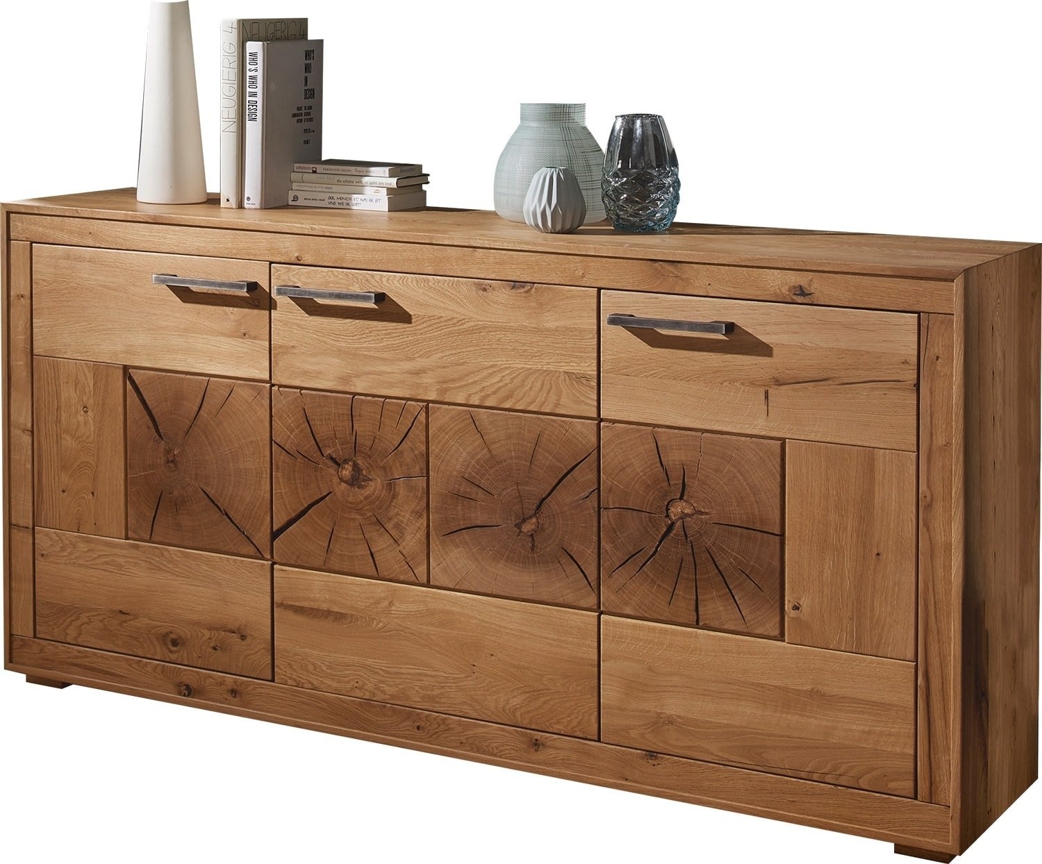 Sideboard Woodlane Wildeiche natur geölt 171 x 85 cm