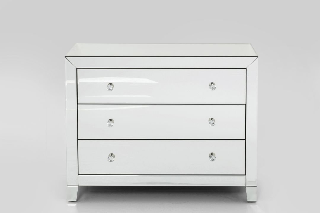 KARE Kommode Luxury weiß 91 x 73,5 x 41 cm