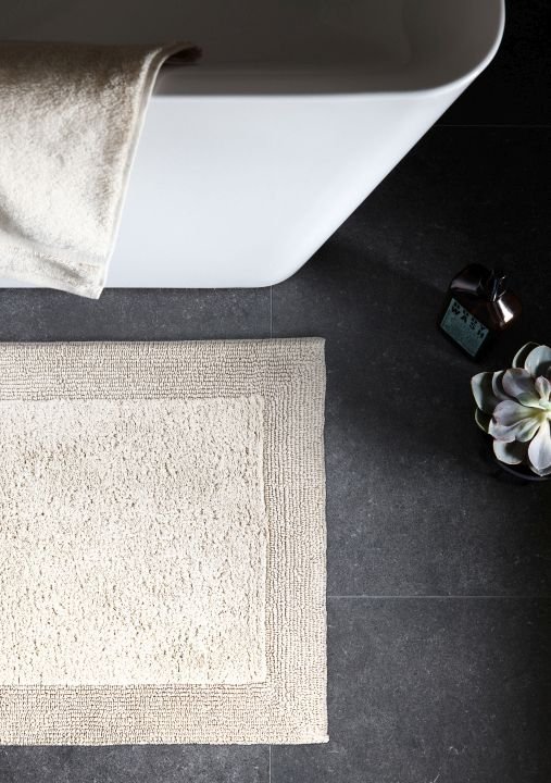 Schöner Wohnen Kollektion Badteppich Bordüre Creme , 60 x 90 cm, 1940055192000/18877