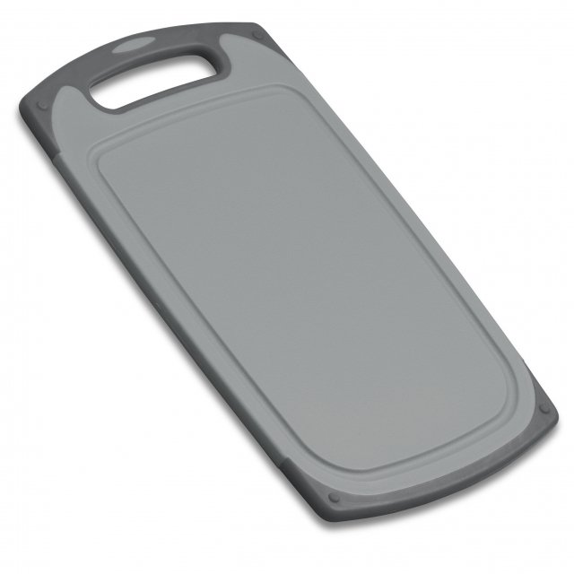 Justinus Schneidebrett CleanCut rutschfest grau 25 x 15 cm