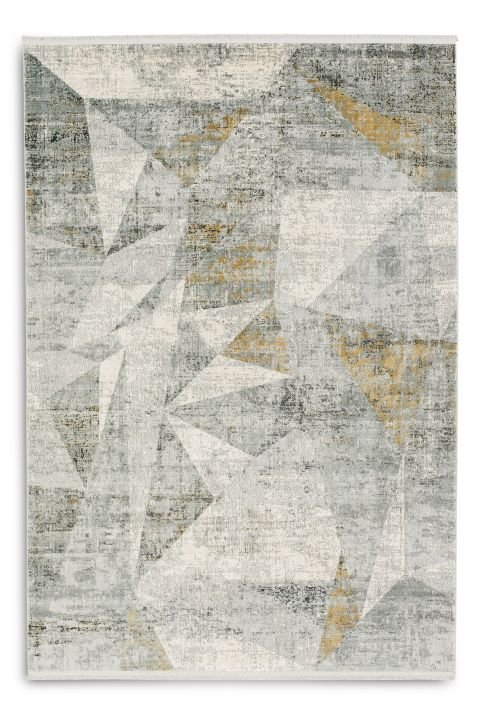 Astra Teppich Positano Design creme/anthrazit 80 x 150 cm