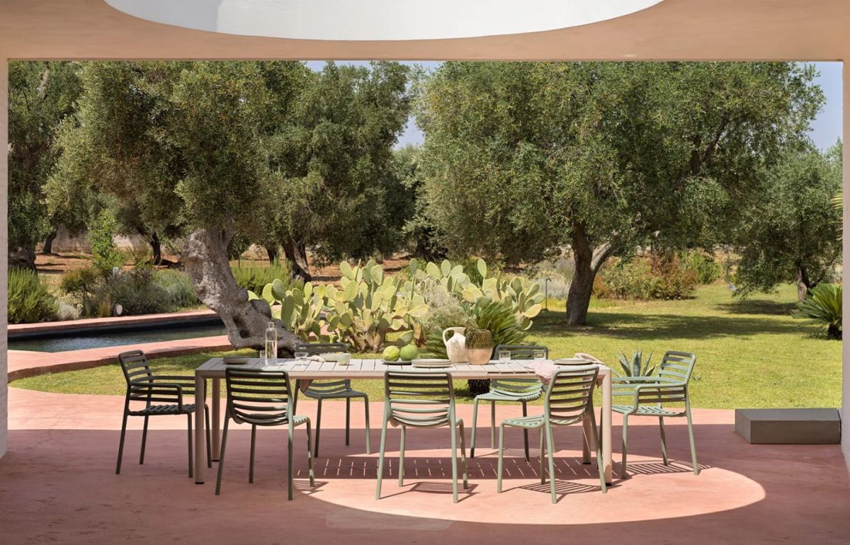 Nardi Stuhl DOGA BISTROT cappuccino - Recyclebarer Kunststoff. - stapelbar