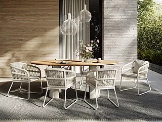 Esstisch JUSTB! MUSTERRING - B/H/T ca.  200 x 76 x 110 cm