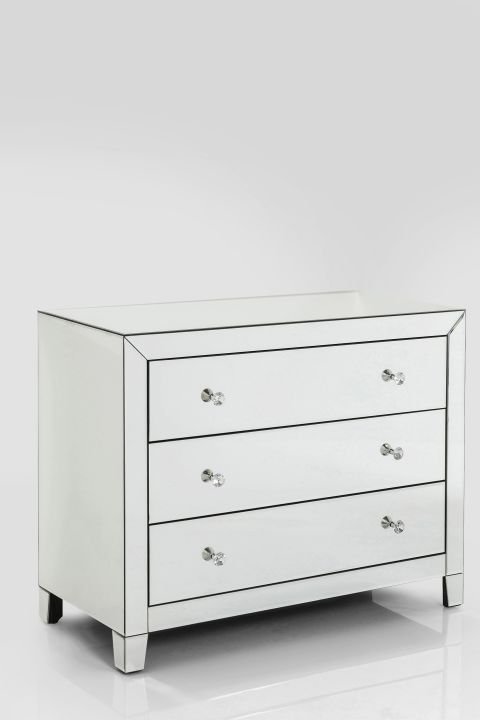 KARE Kommode Luxury weiß 91 x 73,5 x 41 cm