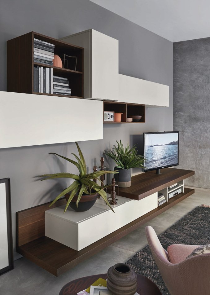 San Giacomo Wohnwand L5C52 Lampo