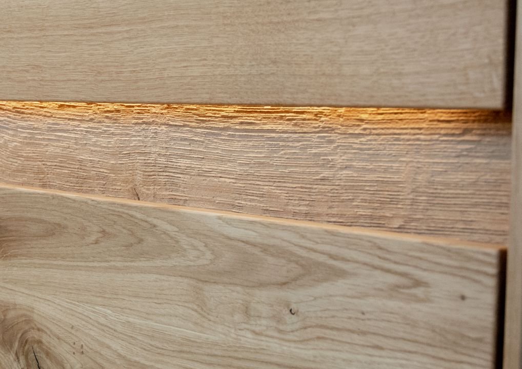 Sideboard Emma Wildeiche geölt 123 x 87 cm