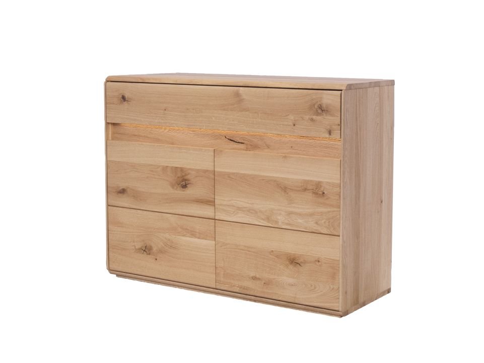 Sideboard Emma Wildeiche geölt 123 x 87 cm