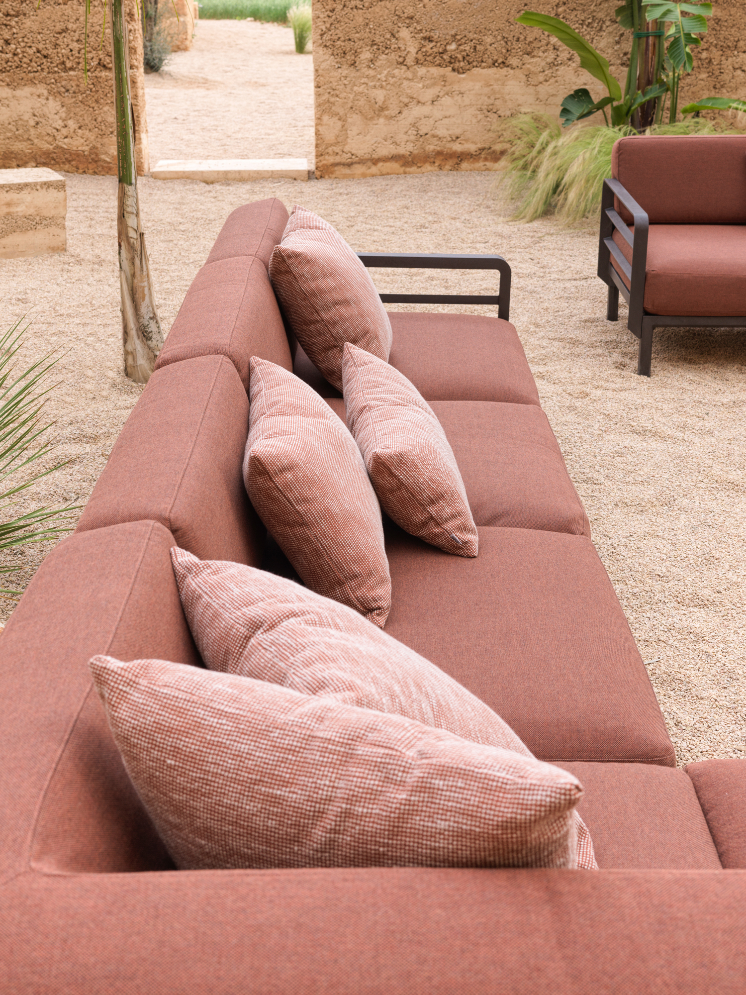Nardi Loungegruppe Maximo  - Bezug: timo Sunbrella, Farbe Gestell: Cactus, Material: UV-beständiges fiberglass-Polypropylen