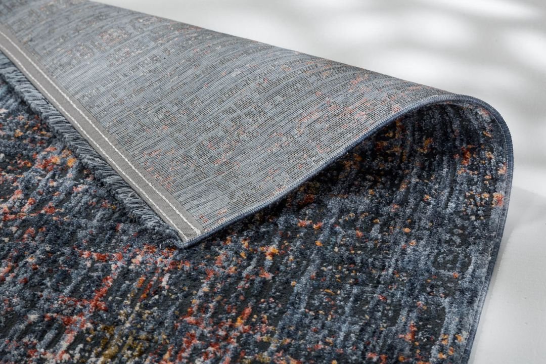 Astra Teppich Sarezzo gitter blau/bunt 160 x 230 cm