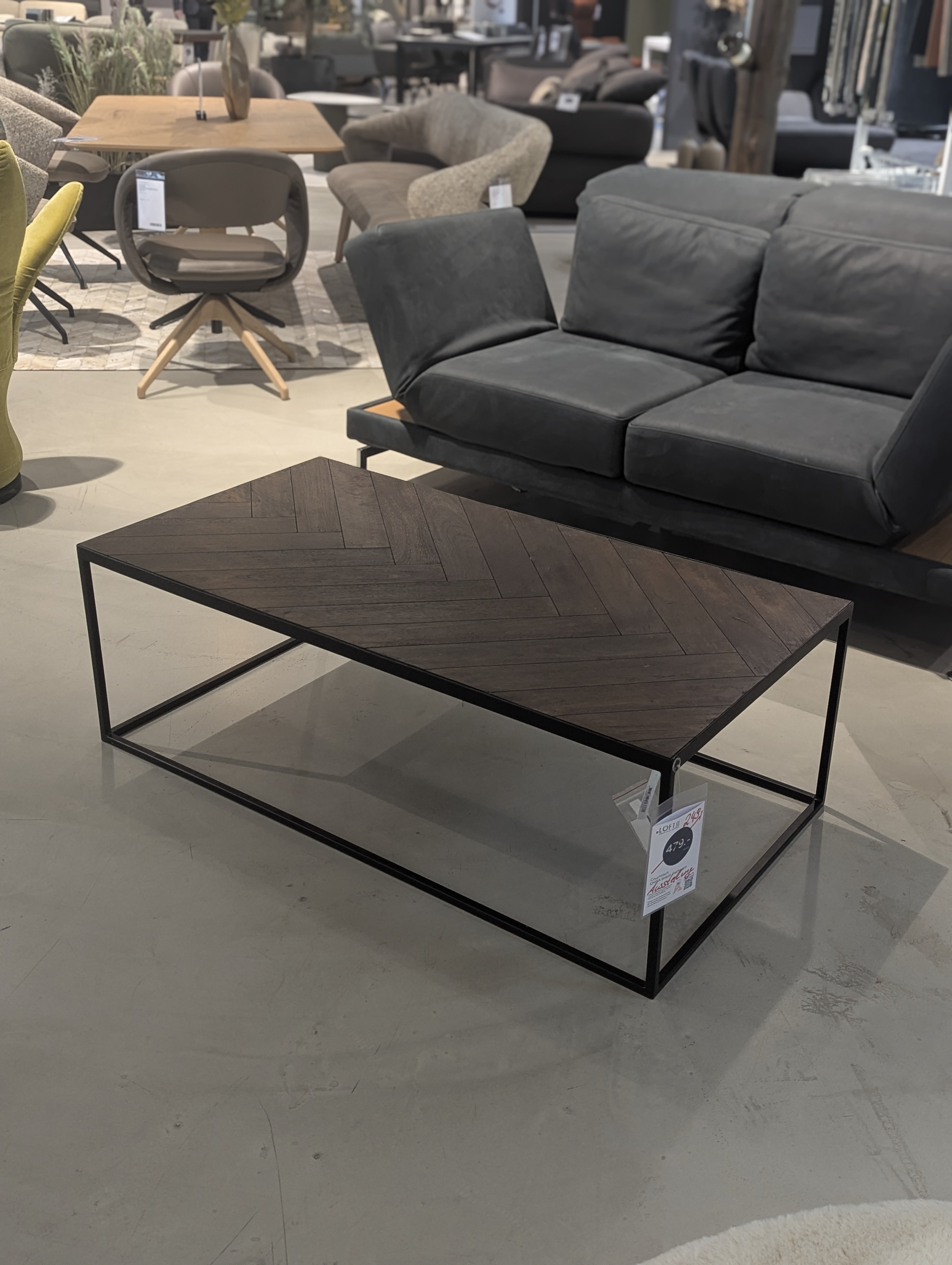 Couchtisch CHISA BRAUN / SCHWARZ - AUSSTELLUNGSSTÜCK