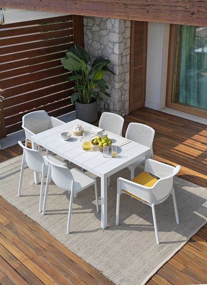 Nardi Stuhl NET weiss 60,5x80 cm
