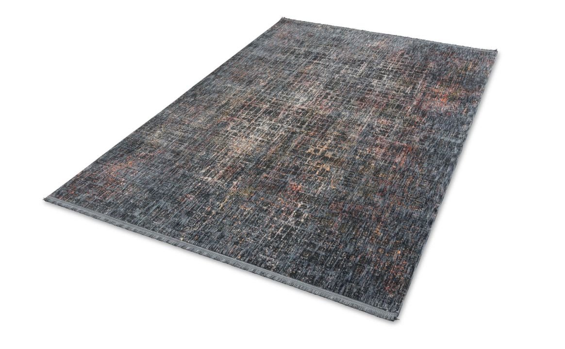 Astra Teppich Sarezzo gitter blau/bunt 200 x 290 cm