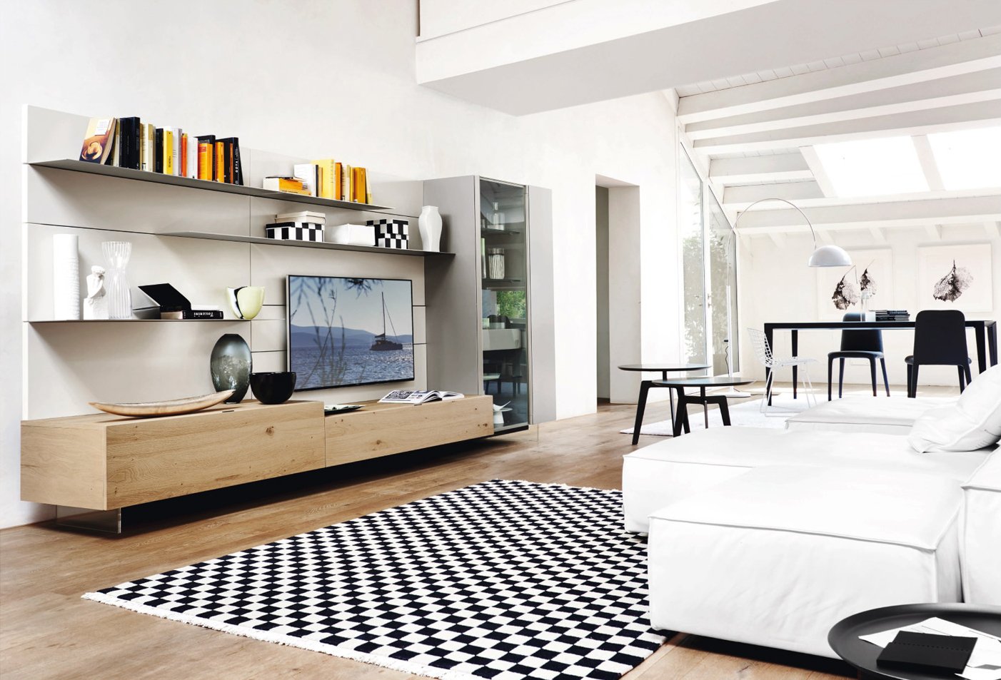 San Giacomo Wohnwand L5C42 Lampo