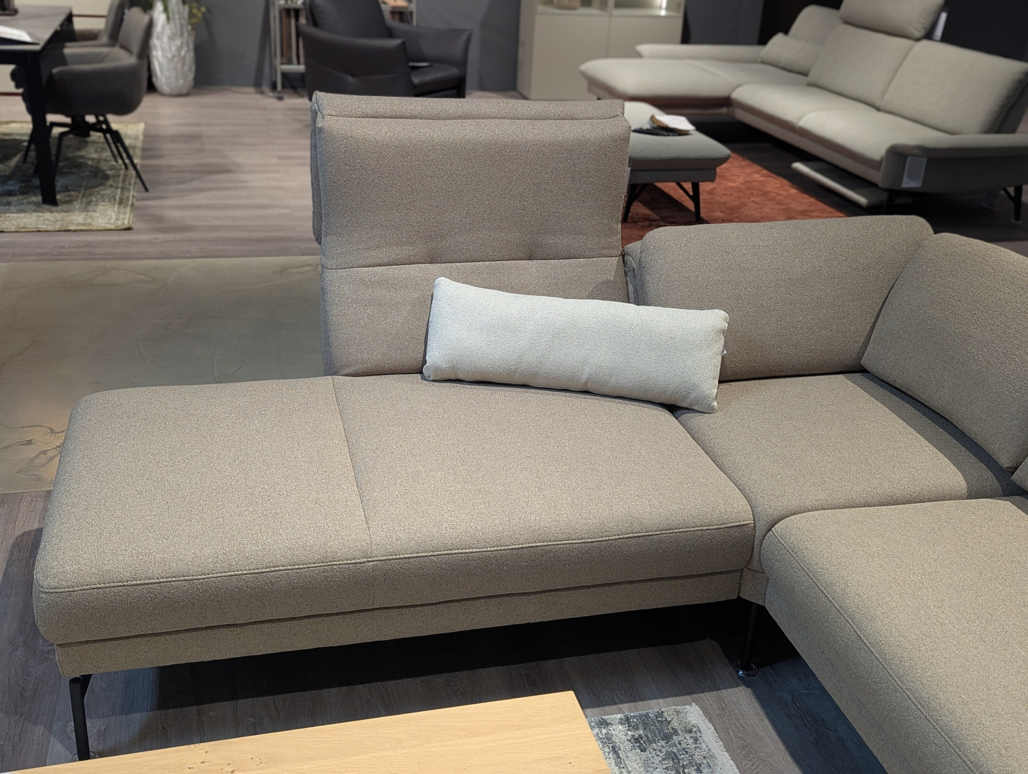 Himolla Ecksofa 1462 BRAVA -  Stoff 08 Nomi mocca