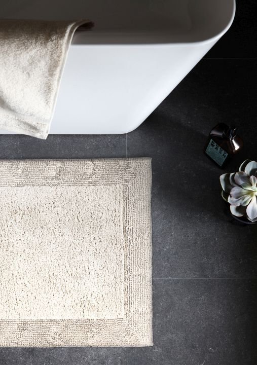 Schöner Wohnen Kollektion Badteppich Bordüre Creme , 60 x 90 cm, 1940055192000/18877