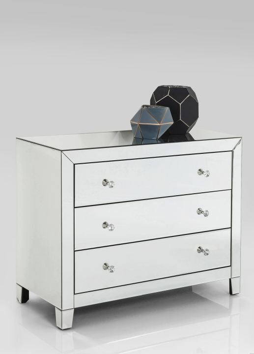 KARE Kommode Luxury weiß 91 x 73,5 x 41 cm