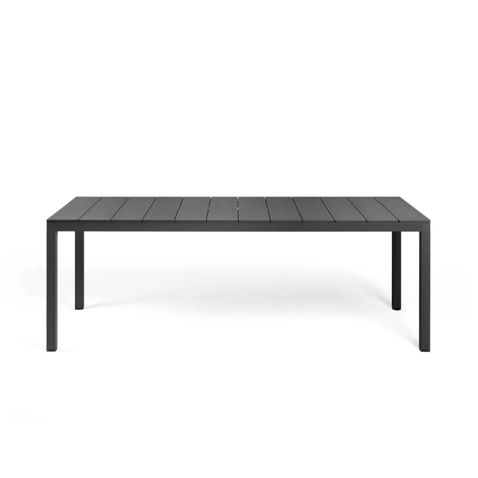 Nardi Gartentisch anthrazit Rio Fix 210 x 85 cm