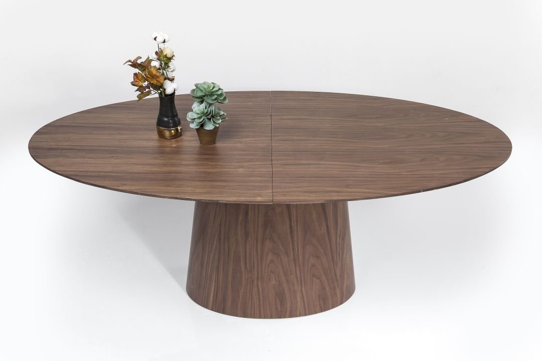 KARE Ausziehtisch Benvenuto Walnut Walnuss 75,00cm