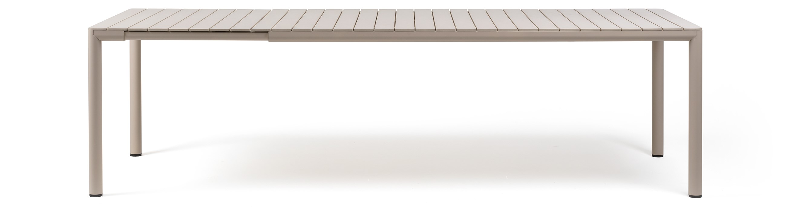 Nardi Tisch Tevere corda - höhenverstellbare Füße, ausziehbar, rutschfest