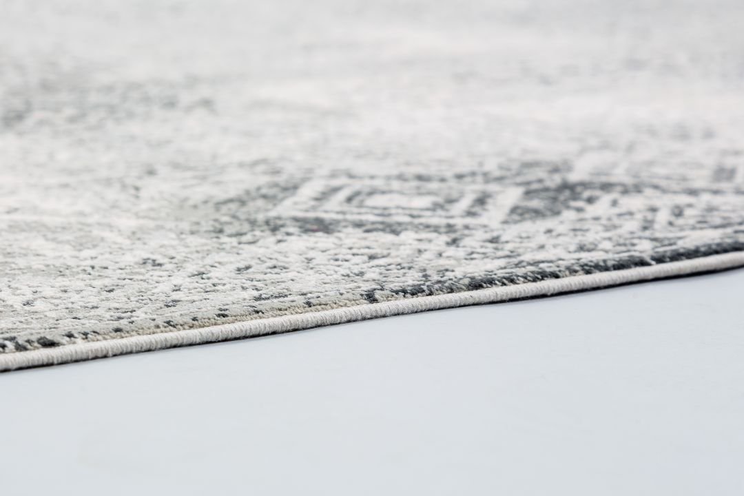 Astra Teppich Positano Bordüre grau/crem 80 x 150 cm