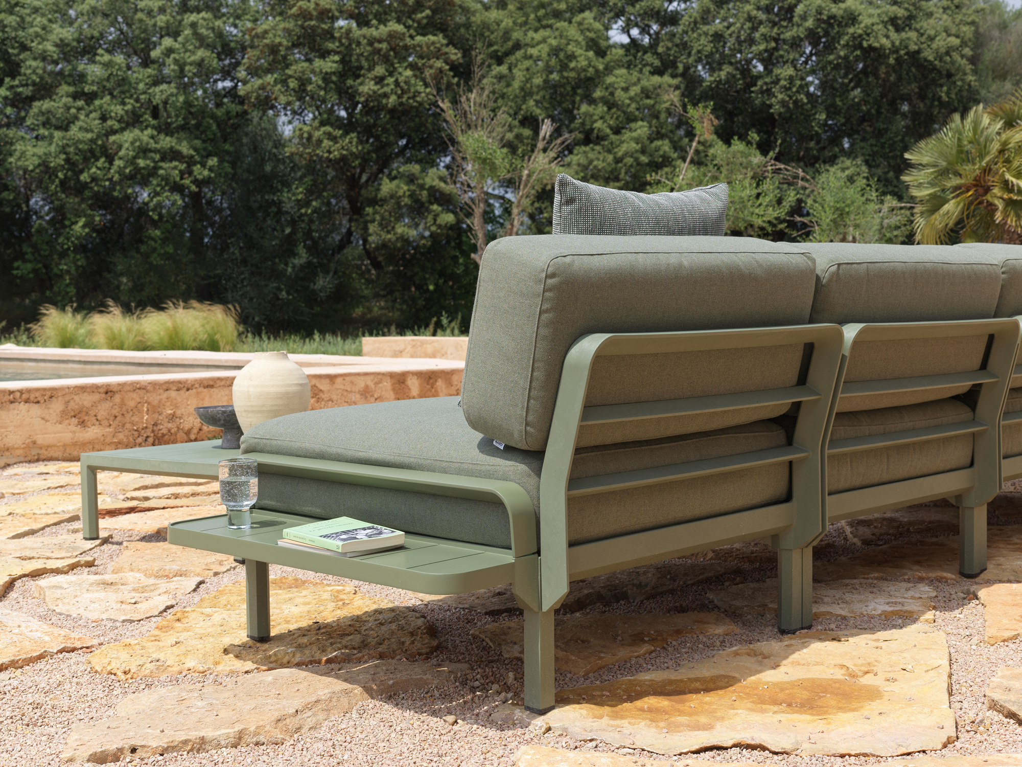 Nardi Ablage Maximo  - Farbe Gestell: Cactus, B/H/T ca. 80 x 20,5 x 21 cm