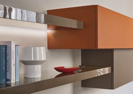 San Giacomo Wohnwand L5C33 Lampo