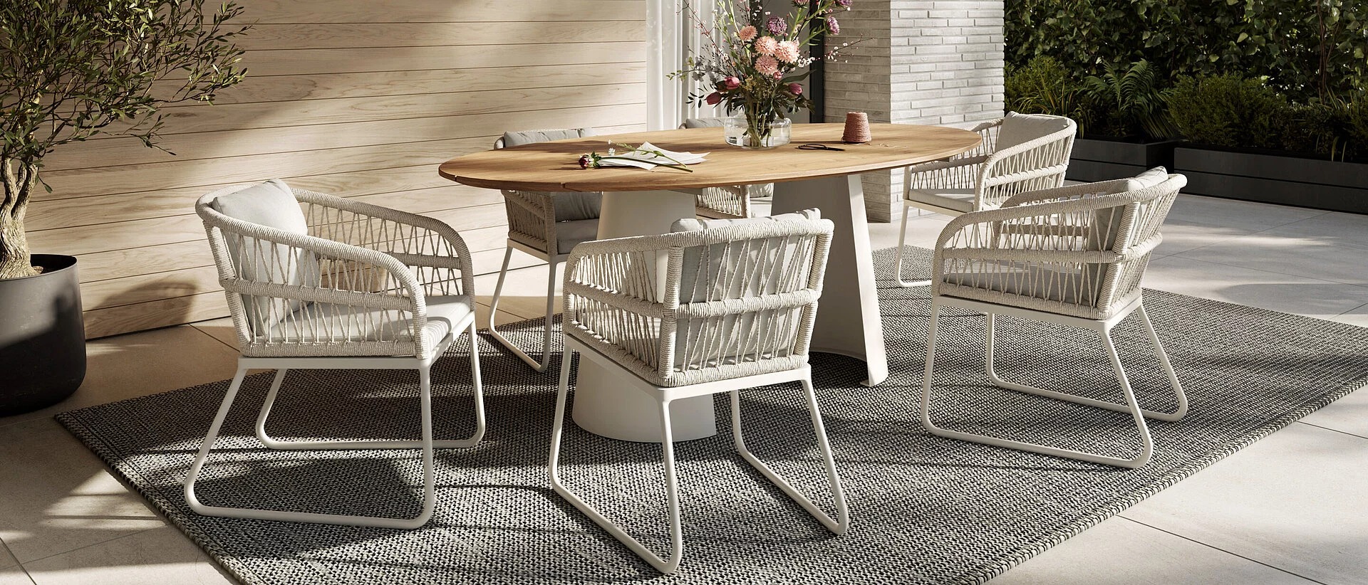 Esstisch JUSTB! MUSTERRING - B/H/T ca.  200 x 76 x 110 cm